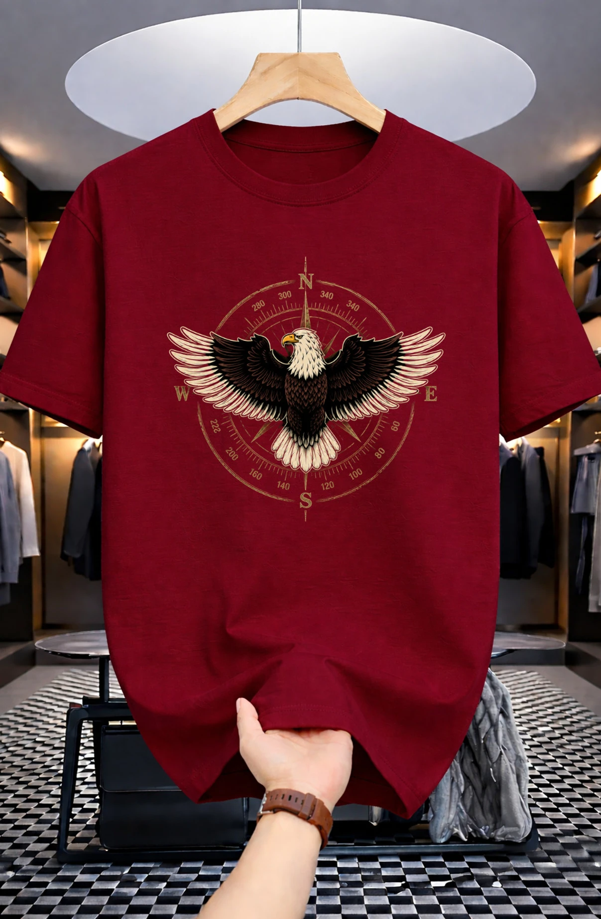 Magneto Men Printed Round
